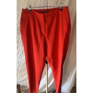New York & Company 7th Avenue Design Studio Size 10 Red Pants